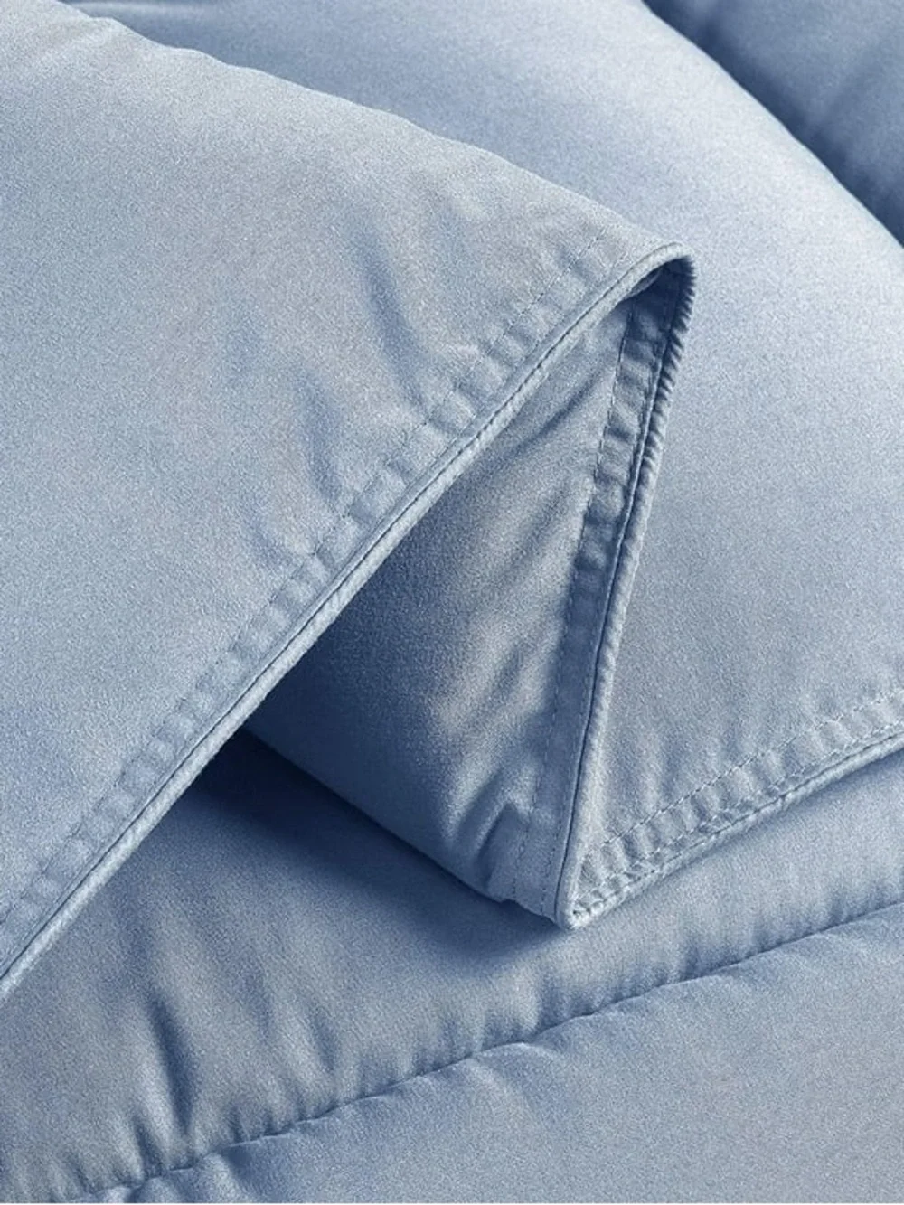 Light Blue Down Alternative Twin 2 pieceComforter Set